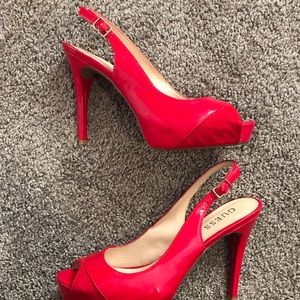 Guess Peep Toe Pumps